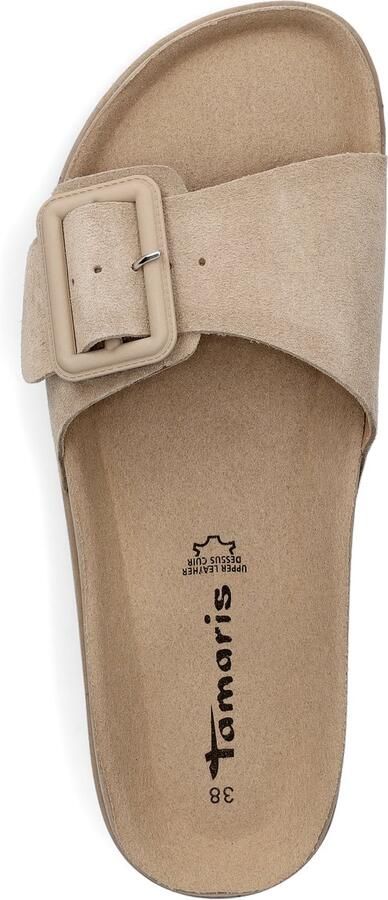 Tamaris dames leren muiltjes 1-27501-46-341 damesschoenen beige - Foto 2