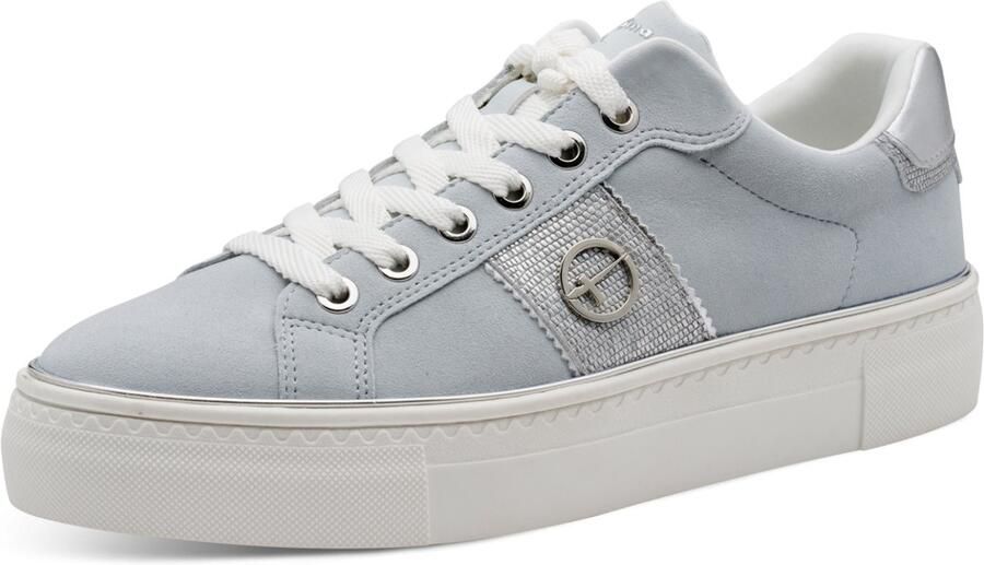 Tamaris Sneaker 1-23724-42-883 Dames Lage Damesschoen lichtblauw