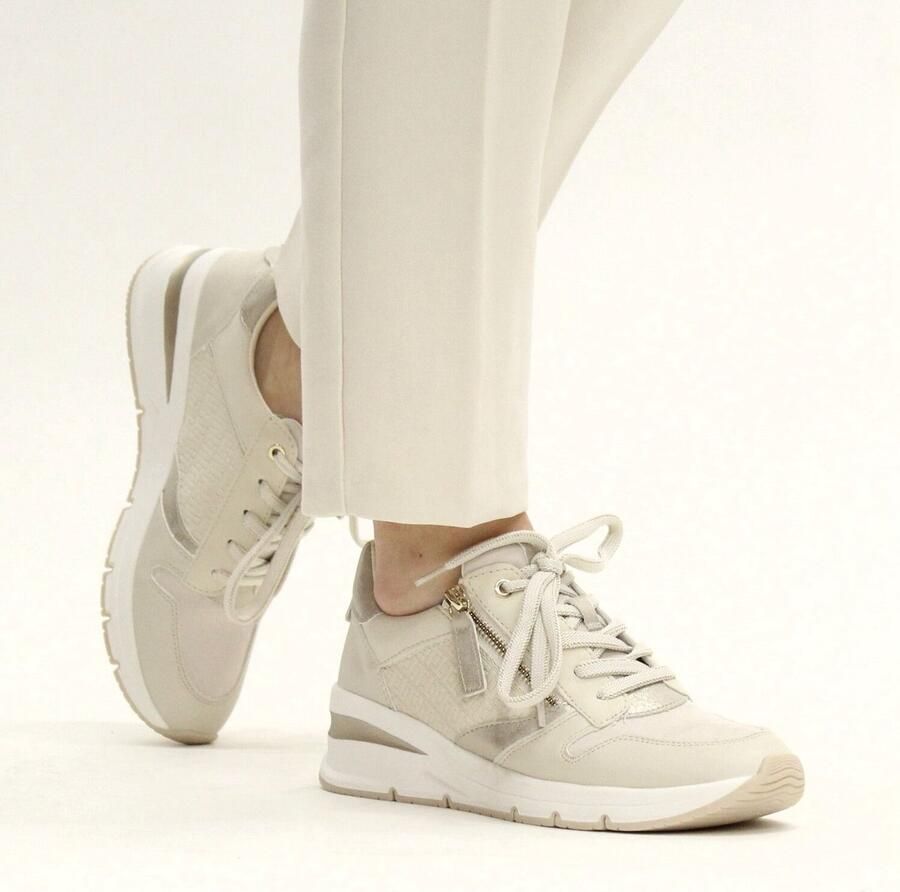 Tamaris Trendy Beige Sneakers met Extra Ondersteuning en Comfort Beige Dames - Foto 2