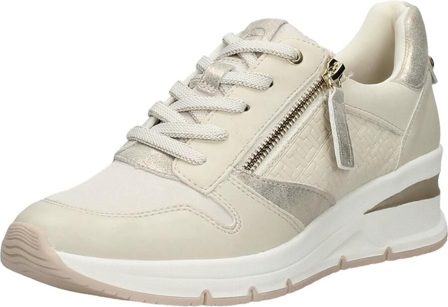 Tamaris Trendy Beige Sneakers met Extra Ondersteuning en Comfort Beige Dames - Foto 4