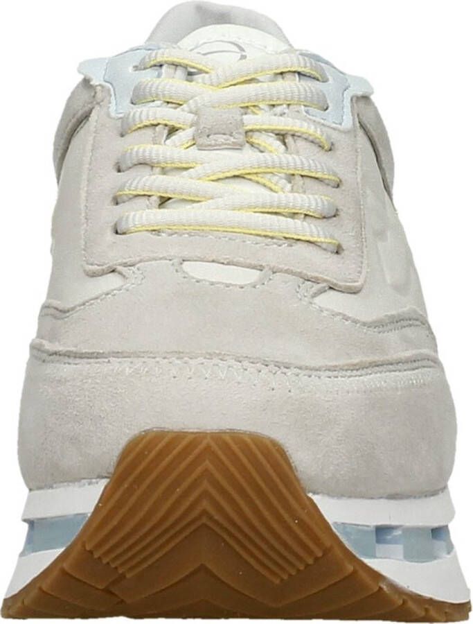 Tamaris Trendy Bruine Sneakers met Grijze en Blauwe Accenten Multicolor Dames - Foto 6