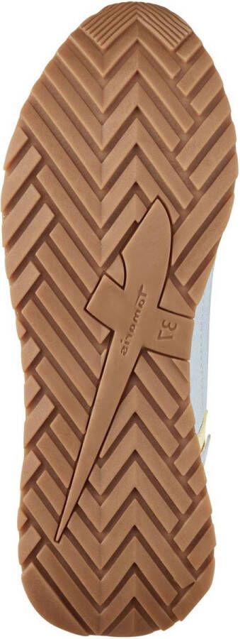 Tamaris Trendy Bruine Sneakers met Grijze en Blauwe Accenten Multicolor Dames - Foto 19