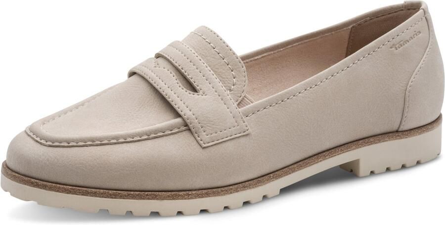 Tamaris Touchit damesslipper met blokhak 1-24239-42 200 Grijs