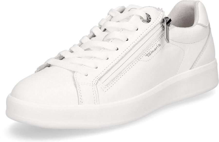 Tamaris Plateausneakers vrije tijd schoen lage schoen veterschoen met sierstiksels