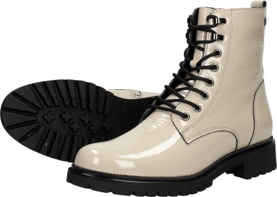 Tamaris Veterschoenen Hoog Veterschoenen Hoog gebroken wit - Foto 6