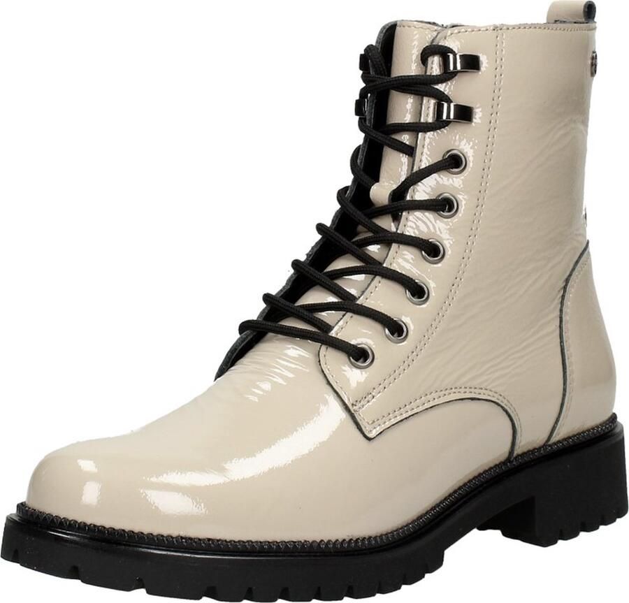 Tamaris Veterschoenen Hoog Veterschoenen Hoog gebroken wit - Foto 3