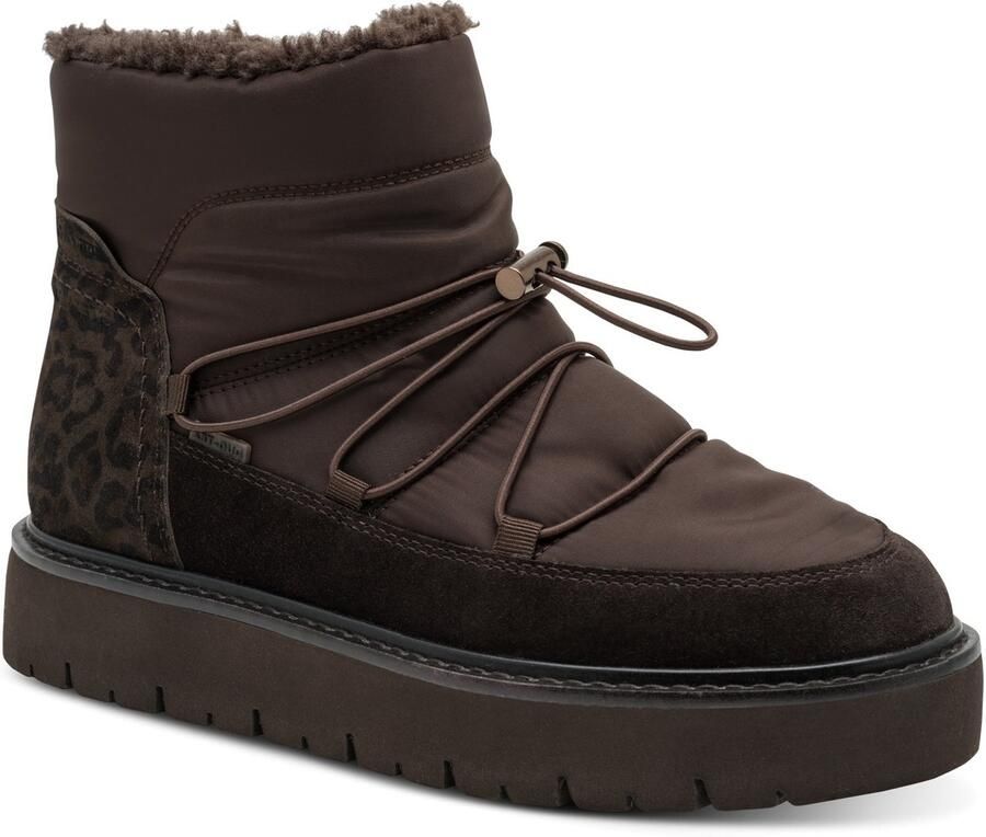 Tamaris Comfort Enkellaarsjes voor 8-86204-47-397 Breed model warm gevoerd bruin