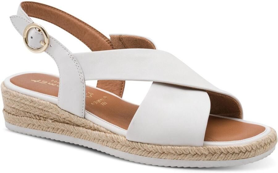 Tamaris Sandales en cuir Compensée Comfort