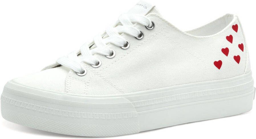 Tamaris textieltrainers 1-23744-42 197 dames laag model vegan M2374442 wit