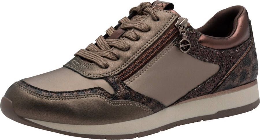 Tamaris trainers 1-23603-42 391 Lage Top Vrouwen Vegan M2363341 donkerbruin
