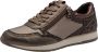 Tamaris trainers 1-23603-42 391 Lage Top Vrouwen Vegan M2363341 donkerbruin - Thumbnail 1