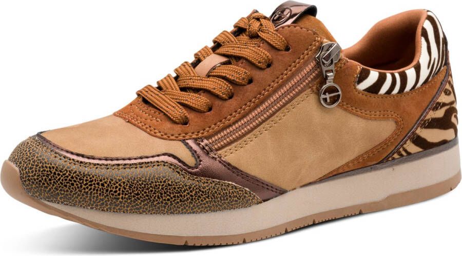 Tamaris trainers 1-23603-42 3A2 Lage Top Vrouwen Vegan M2363341 Bruin
