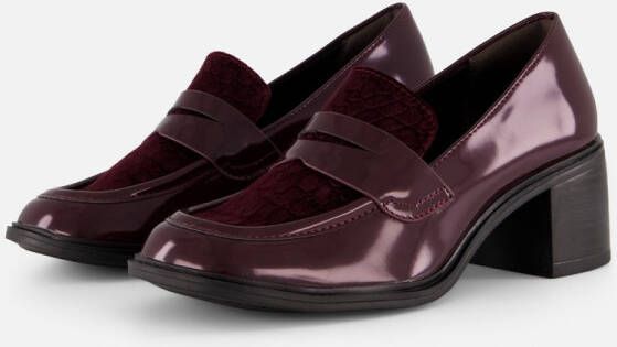 Tamaris Trotteur Instappers rood Synthetisch Dames