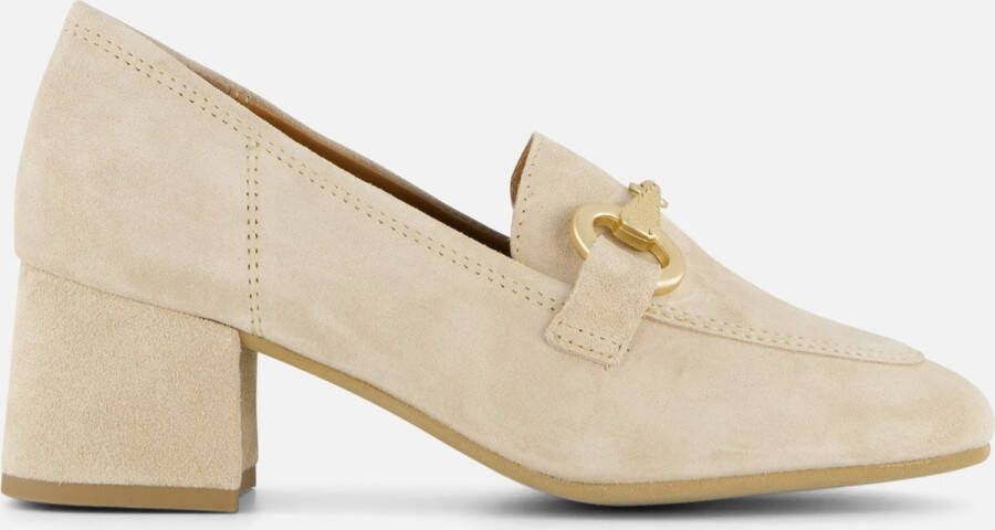 Tamaris Trotteur Pumps beige Leer Dames