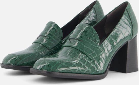 Tamaris Groene Krokodillenprint Pump Green Heren