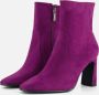 Tamaris Paarse Synthetische Enkellaars met Trendy 7cm Hak Paars Dames - Thumbnail 1
