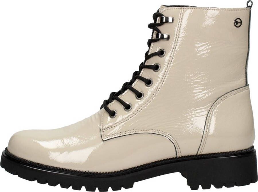 Tamaris Veterschoenen Hoog Veterschoenen Hoog gebroken wit