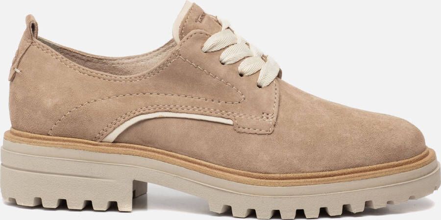 Tamaris Veterschoenen met stijlvol contrastbeleg