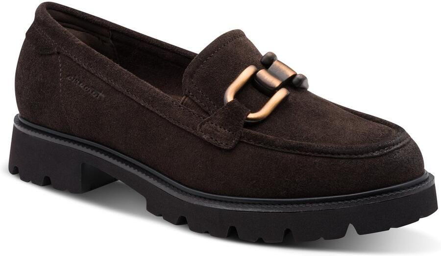 TAMARIS WIDE FIT Tamaris Comfort Essentials Dames Instappers MOCCA SUEDE