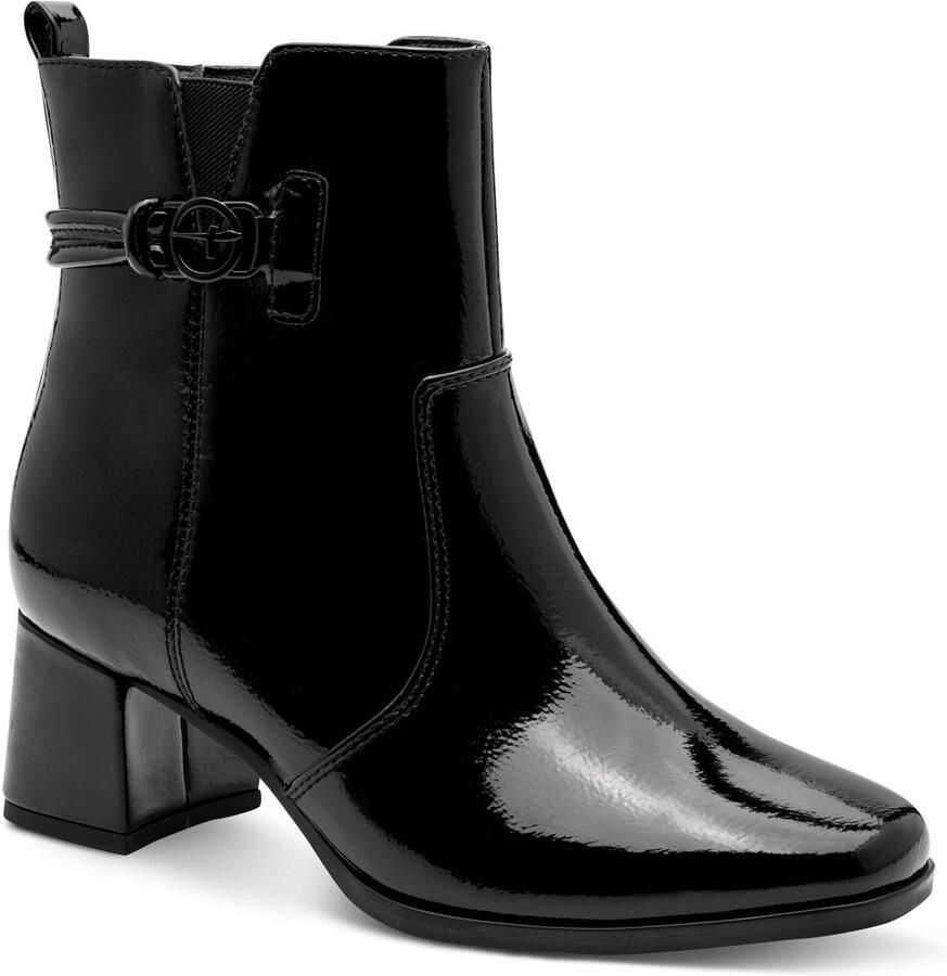 TAMARIS WIDE FIT Tamaris Comfort Essentials Dames Laarzen BLACK PATENT