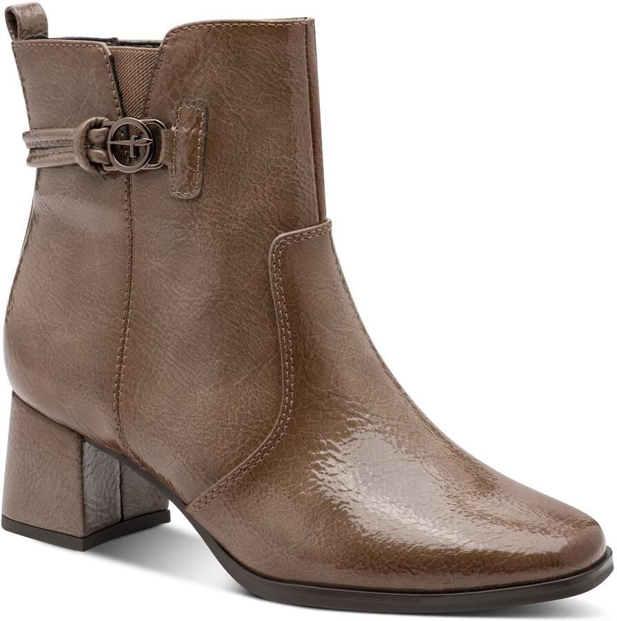 TAMARIS WIDE FIT Tamaris Comfort Essentials Dames Laarzen STONE PATENT