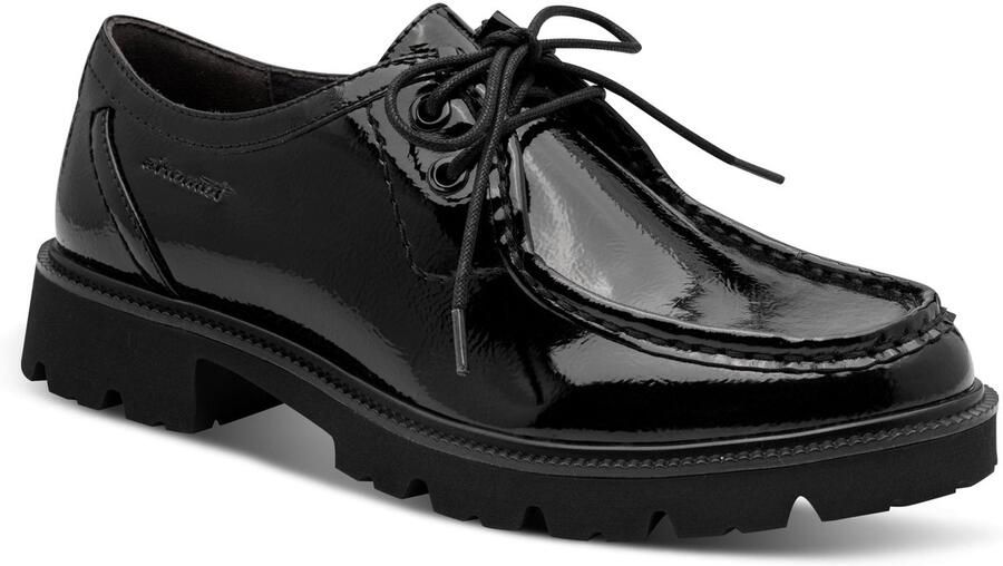 TAMARIS WIDE FIT Tamaris Comfort Essentials Dames Sneakers BLACK PATENT