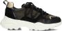 Tango Alicia 2 Sneakers Leren Sneaker Dames Zwart - Thumbnail 1