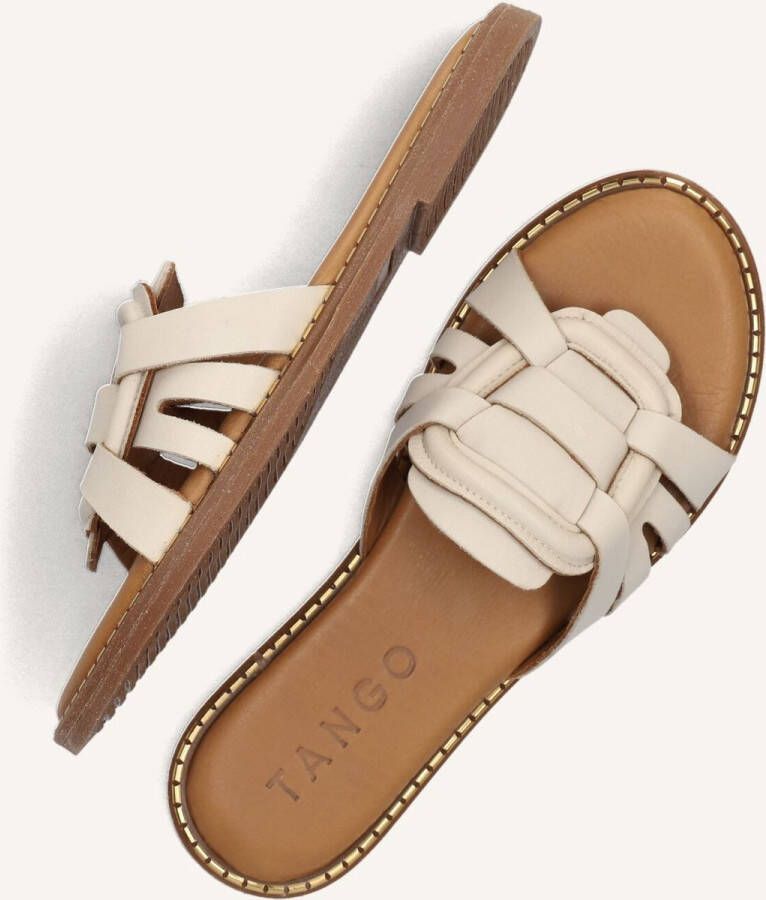 Tango Stijlvolle Leren Slippers White Dames - Foto 2