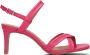 Tango | Ava 6 a bright pink cross sandal covered heel sole - Thumbnail 2