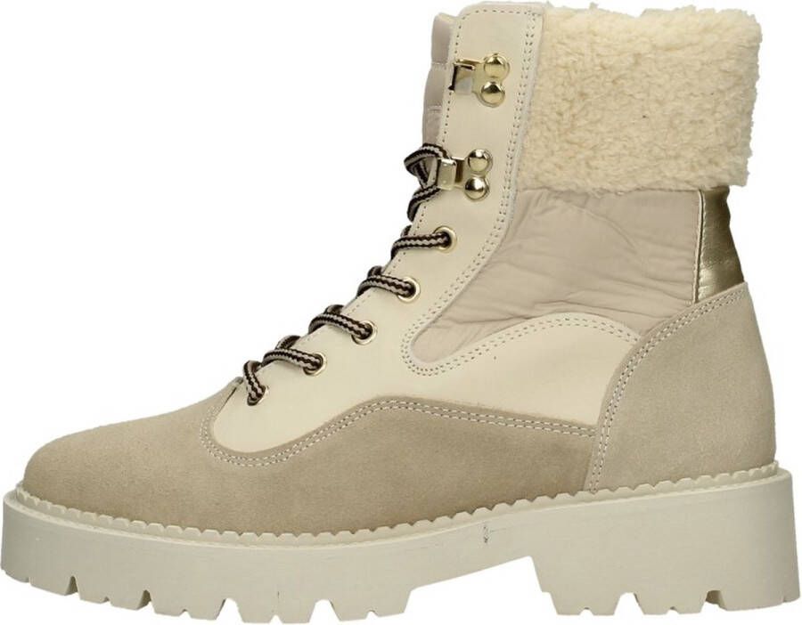 Tango Bee Bold 61 Veterboots Laarzen Met Veters Dames Beige - Foto 3