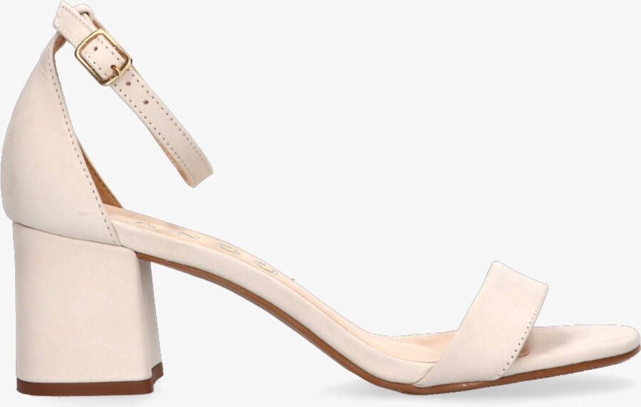 Tango | Brooklynn 15 a off white nubuck mule ankle strap covered heel sole