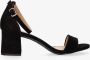 Tango | Brooklynn 15 e black nubuck mule ankle strap covered heel sole - Thumbnail 1
