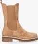 Tango | Julie 8 j soft camel suede high chelsea boot natural sole - Thumbnail 2