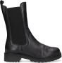 Bruin Tinten Combat Boots Julie 8 Chelsea boots Enkellaarsjes Dames Zwart - Thumbnail 2