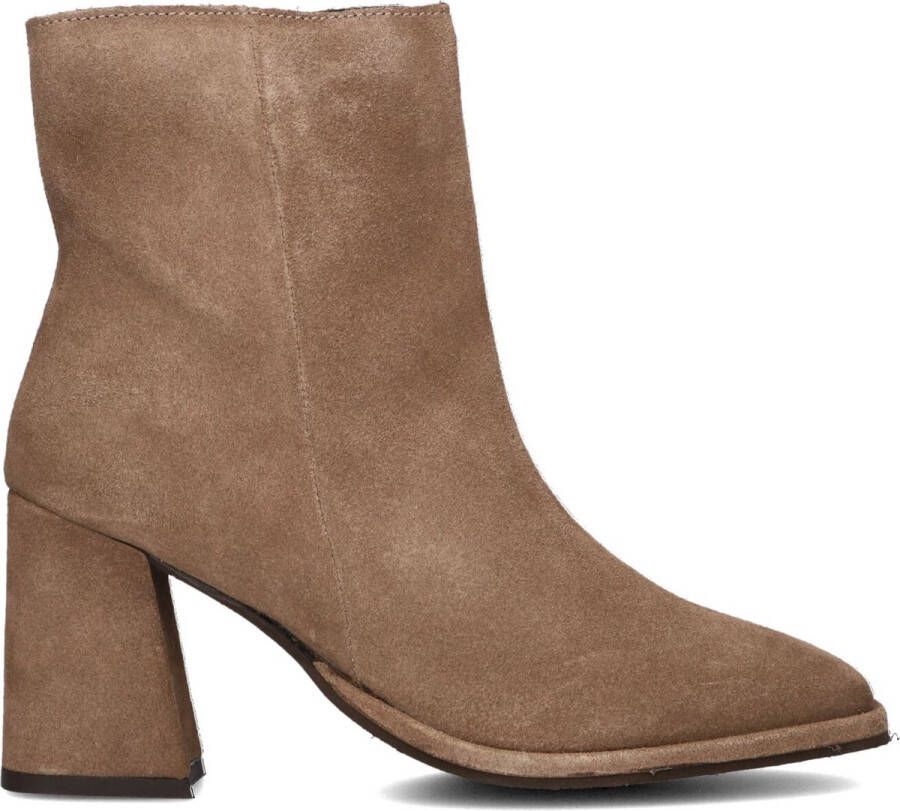 Tango Lori 501 Enkellaarsjes Enkelboots met rits Dames Taupe