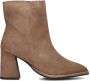 Tango Lori 501 Enkellaarsjes Enkelboots met rits Dames Taupe - Thumbnail 2