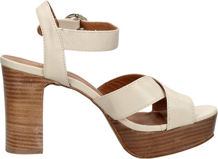 Tango Lou 3-C Sandalen Hak gebroken wit