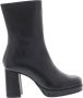 Tango | Nadine 5 h black leather boot covered heel - Thumbnail 1