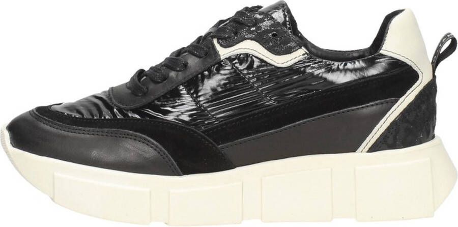 Tango Norah 1 Lage sneakers Leren Sneaker Dames Zwart