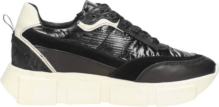 Tango Norah 1 Lage sneakers Leren Sneaker Dames Zwart - Foto 5