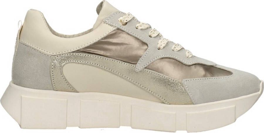 Tango | Norah 2 b beige gold multi sneaker bone white sole