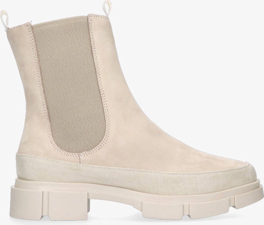 Tango | Romy 22 a soft beige nubuck boots suede detail beige sole