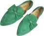 Tango Shoes Tango Nicolette 9d Green Kid Suede Loafer Dames loafer loafers Groene schoenen Groene loafer - Thumbnail 3