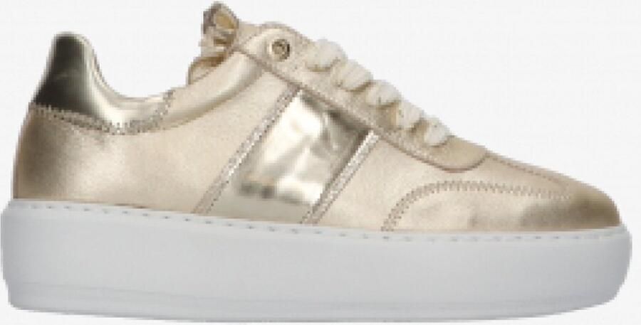 Tango aubree sneakers dames platino gold leer