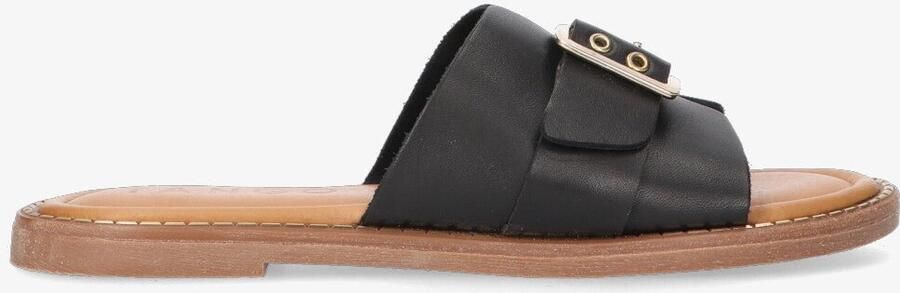 Tango audrey buckle sandalen dames zwart leer