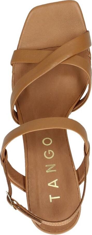 Tango | Ava 6 f camel cross sandal covered heel sole - Foto 13