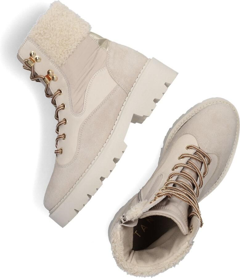 Tango Bee Bold 61 Veterboots Laarzen Met Veters Dames Beige - Foto 4