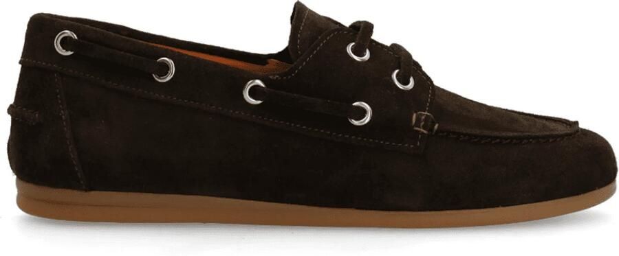 Tango Dames Bootschoen Jeanne 1-d Dark Brown Bruin