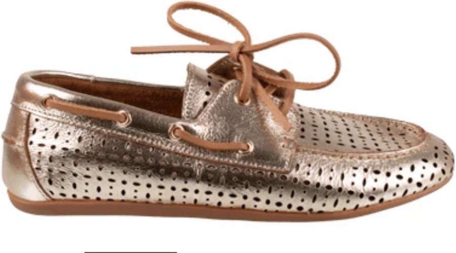 Tango Dames Moccasin Jeanne Gold Goud