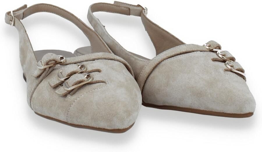 Tango Dames Slingback Duna 4-j Suede Beige